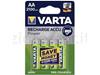 BATTERIE AA 2100MAH RICARICABILI AL NI-MH VARTA LONGLIFE "READY TO USE"