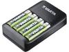CARICA BATTERIE CON 4 AA 2100MA