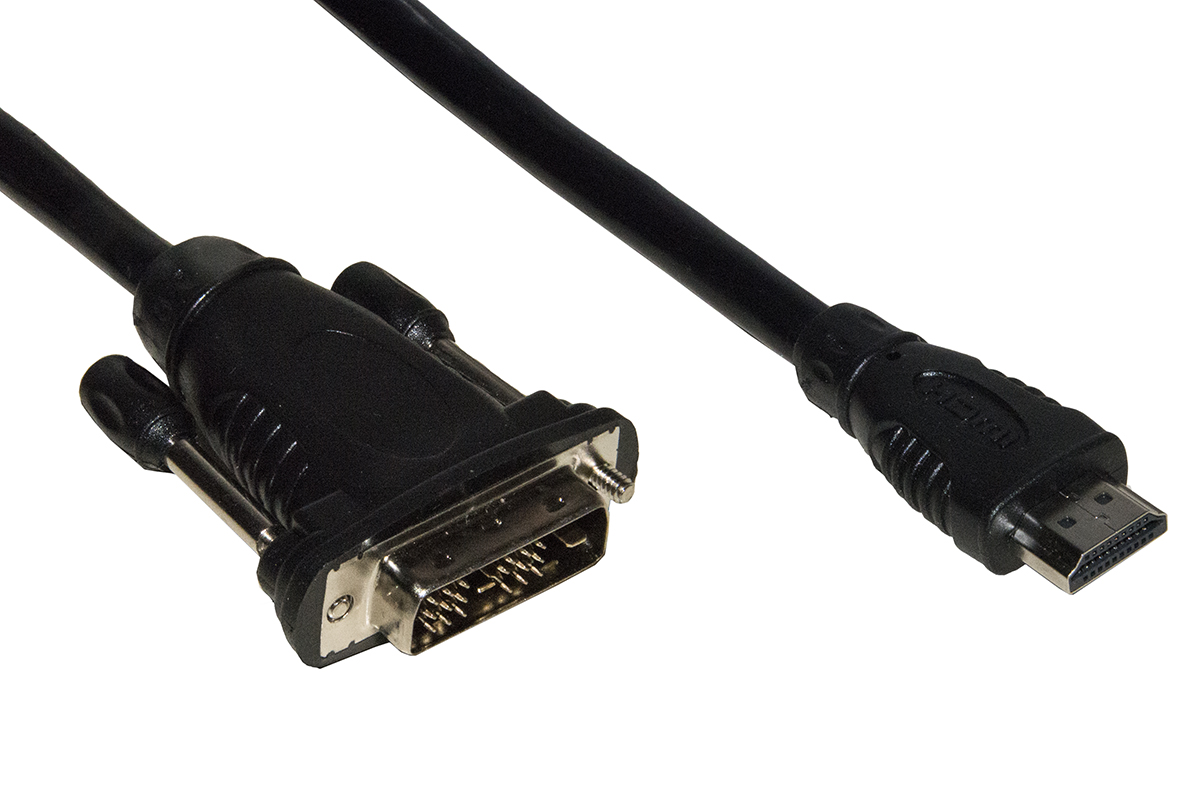 CAVO HDMI (M) - DVI-D 18-1 POLI (M) 4K-2K 1.8MT