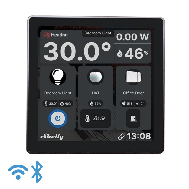 Shelly Wall Display - Pannello con Display touch a muro