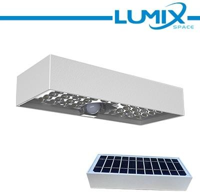 LAMPADA DA PARETE SOLARE LED 6W SENZA FILI CON SENSORI