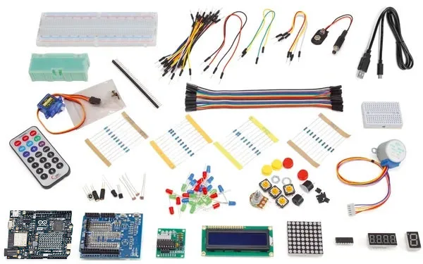 KIT ARDUINO UNO R4 WIFI CON LIBRO E COMPONENTI